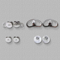 Horting Jewelry 18K Gold Anti-allergy Increase Number Earplug Ear Plugging Women's Silicone Earrings Simple Temperament