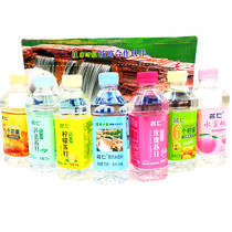 Mingren peach fruit-flavored beverage peach juice beverage 375ml * 24 bottles of Beijing-Tianjin-Hebei two boxes together minus 5 yuan