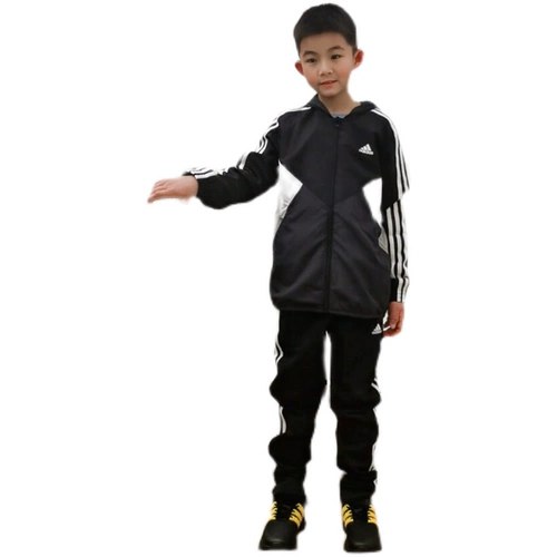Adidas, летняя спортивная тонкая ветрозащитная куртка с капюшоном, детская одежда, подходит для подростков