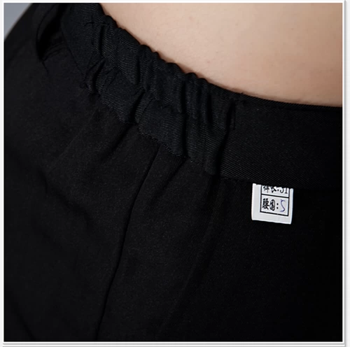 Рабочие черные штаны подходит для мужчин и женщин для работы для отдыха, свободный прямой крой