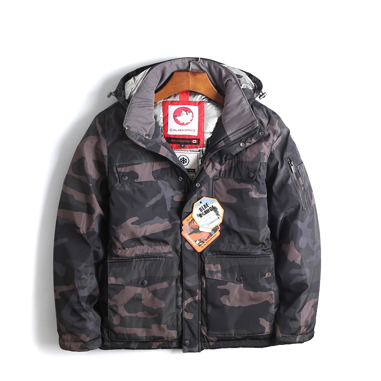 Foreign trade original single winter outdoor mountaineering cotton clothing windproof and rainproof thickened warm cotton clothing cotton-padded jacket jacket men's clothing