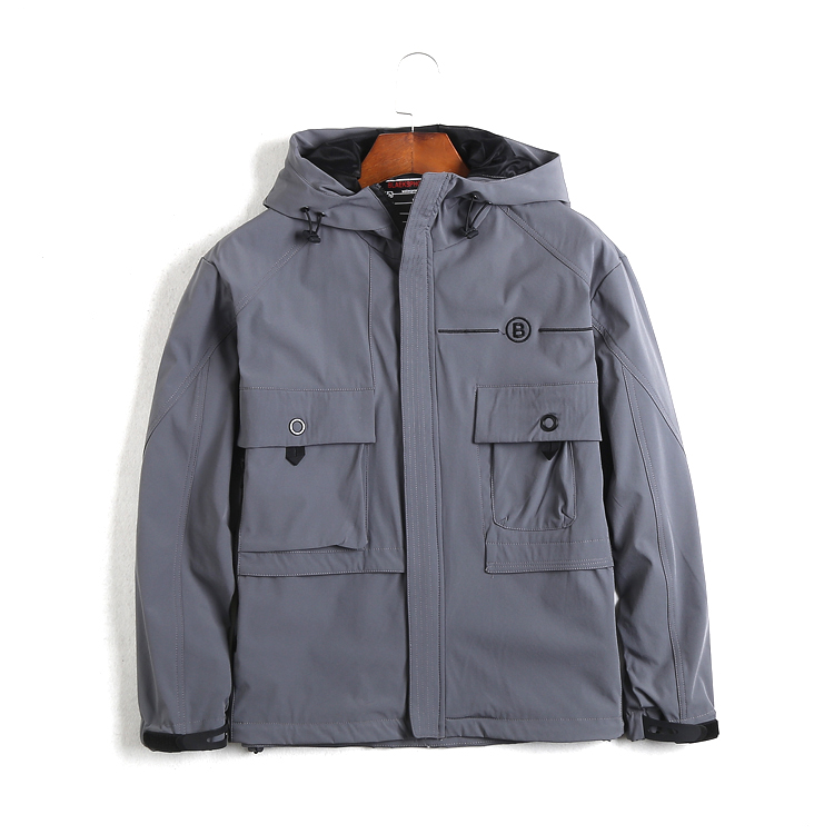 Foreign Trade Original Single Spring New Outdoor Leisure Sports Wind Coat Jacket Jacket Multi Pocket Tooling Wear Resistant Male Coat