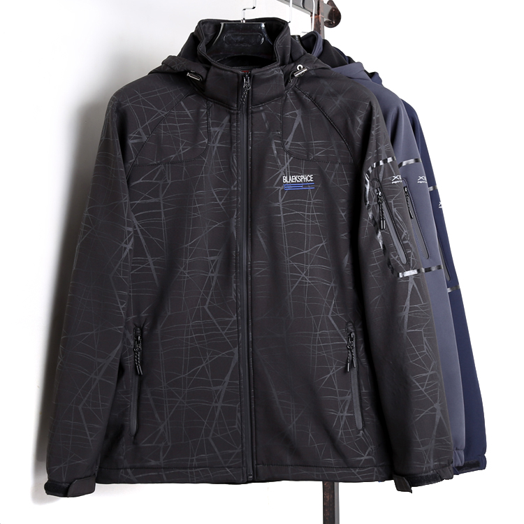Foreign trade original single autumn and winter new fleece jacket sports jacket polar fleece warm men's mountaineering ski windproof jacket