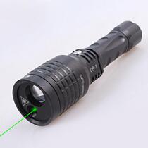 High-power green laser strong laser light refers to the star sales double-head strong light zoom charging infrared flashlight