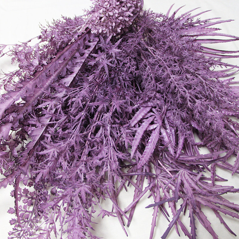 Purple Ensemble Wedding Celebration FLOWER MATERIAL HOTEL AUDITORIUM SUSPENDED CEILING ROAD GUIDE FLOWER WALL BACKGROUND FLOWER ARRANGEMENT ARCH DECORATION FAKE FLORAL ART.