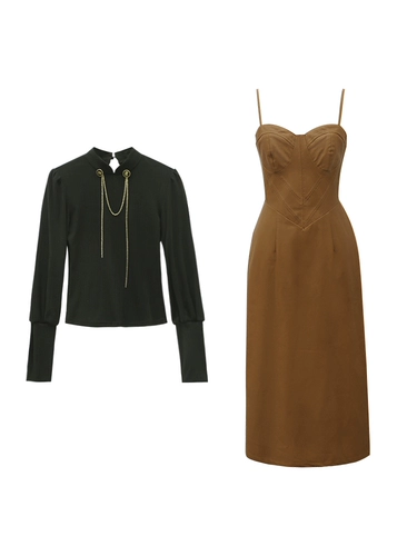 Ретро платье, комплект, китайский стиль