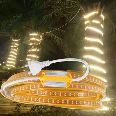 LED lights with outdoor waterproof long walls, billboards hanging on trees, super bright National Day courtyard decoration