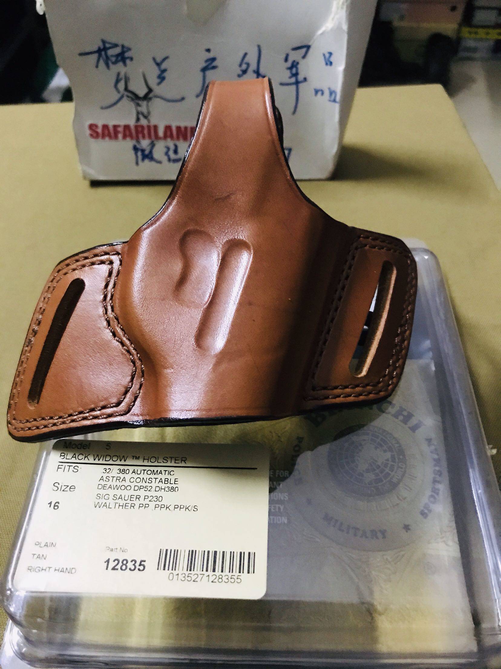 American original Bianchi 5 Holster Walther PPK wooden jacket 64 77 special leather sleeves