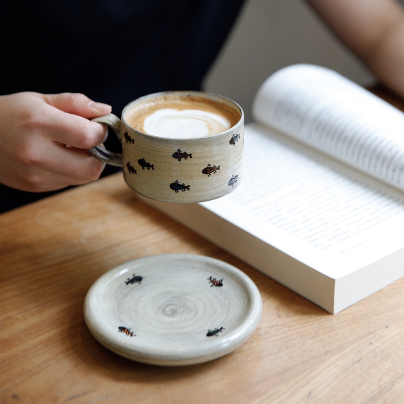 Every Salt House | Jingdezhen Handmade Ceramics Independent Designer [Wabi-Sabi] Coffee Cup Wine Glass