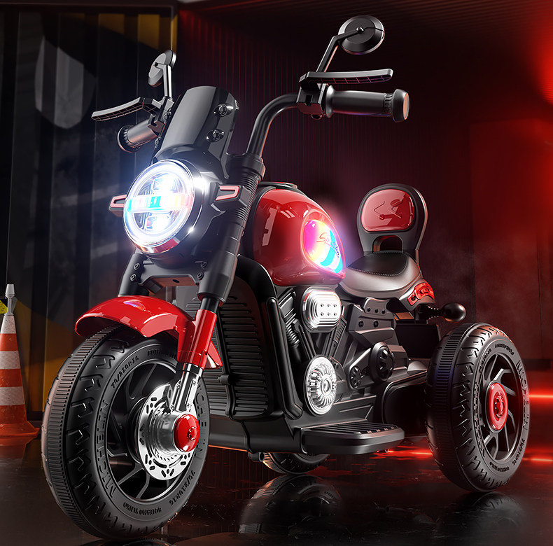 Электромобиль детский 儿童电动车三轮车男女孩宝宝小孩可坐人充电遥控礼物玩具车机车 Other home