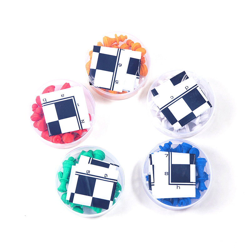 New Hot Selling Chess Eraser Boxed Game Chess Puzzle Chess Campus Primary School Students Popular Chess