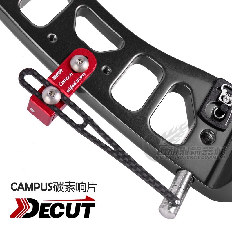 Recurve bow carbon clicker CAMPUS extended clicker DECUT competitive bow archery signal ringing reed