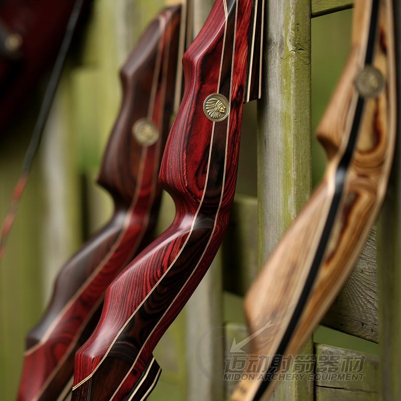 Balmy hunting Indian American poaching traditional wood to make anti-curls two-piece beauty hunting archery black frontal millin bison