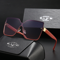 New 2020 polarized sunglasses womens frame powder trend sunglasses fashion anti-UV net red driving travel