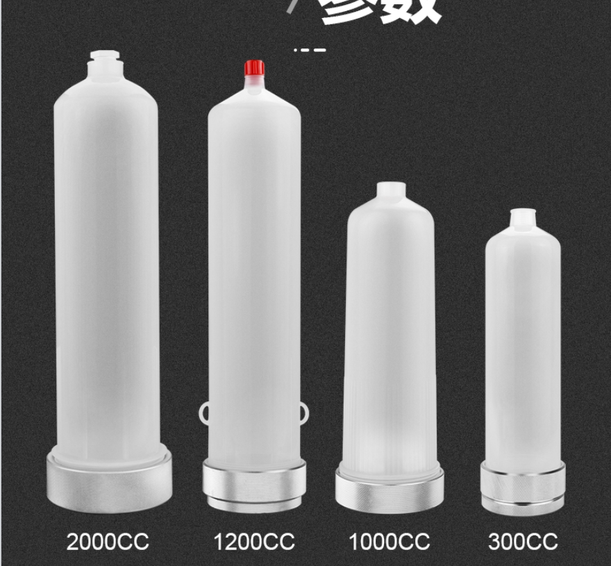Point Glue Syringe Resistant High Pressure 8 kg Drop Glue Big Syringe Drop Plastic Glue Bottle 500CC2000CC1000CC1200