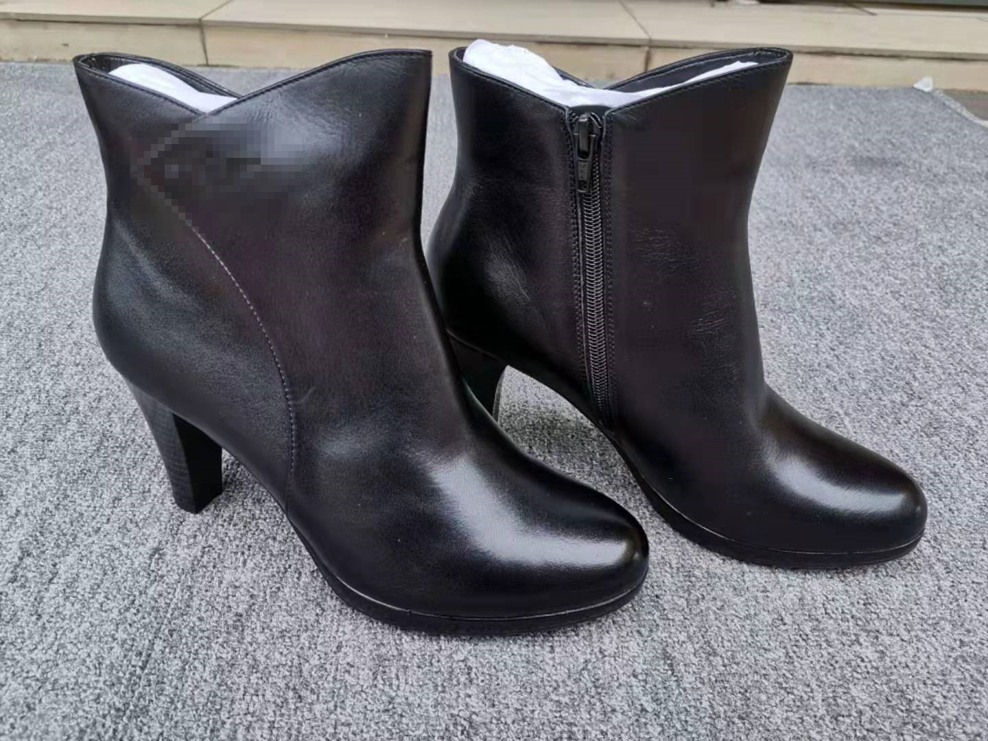 Special Unit Women's Shoes High Heel Women's Leather Shoes Flight Attendant Shoes