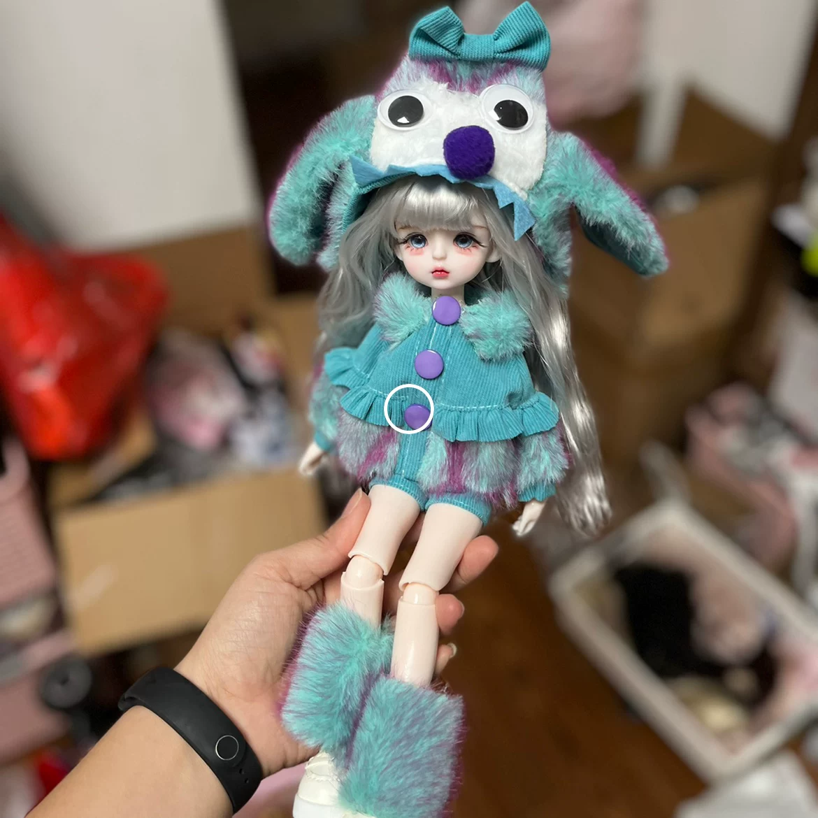 Кукла, игрушка для переодевания, кукла с движущимися частями, 3D