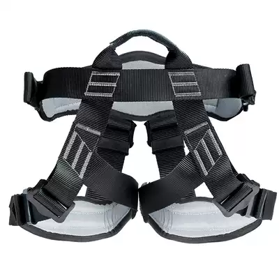 Outdoor climbing rock climbing seat belt half-body fire escape sitting downhill safety belt equipment