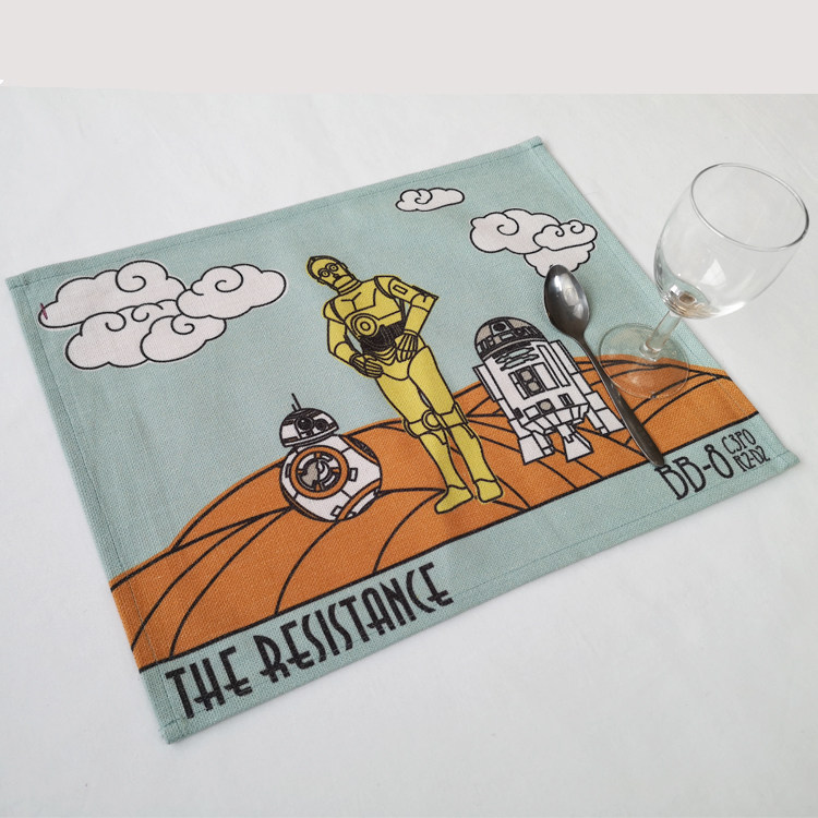 Japan Single Anti-Hemp Napkin Elementary School Students Anti-Hemp Elementary School Kids Lunch West Meal Cushion