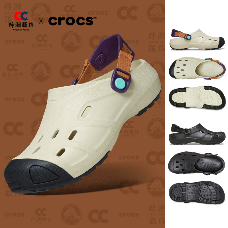 Crocs 2026 Summer Outdoor Functional Mecha Style Anti-Collision Clog Sandals Beach Shoes 212809 Crocs 2026 Summer Outdoor Functional Mecha Style Anti-Collision Clog Sandals Beach Shoes 212809