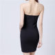 Women's Thin Hip Covering Tube Top Bottoming Dress Dress with Wrapped Breast Mid-Length Large Size Versatile Slim Cotton Vest