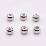 Силиконовые глянцевые бусины, силиконовая цепочка, 14 карат