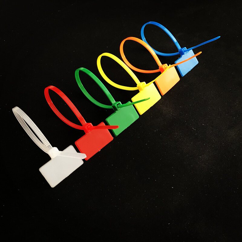 Premium nylon New material hanging tag label with cards Colour national Label Ribbon Harness Cord with foot quantity 250 Mighty Buckle-Taobao