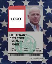 Personalized entertainment card film and television props PVC card New York JC ID card COS animation props brand