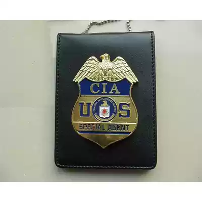 American metal badge bead refining certificate clip card package coin clip badge certificate set