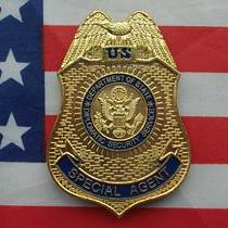American Metal DSS Metal Badge Bureauof Diplomatic Security Agent Badge