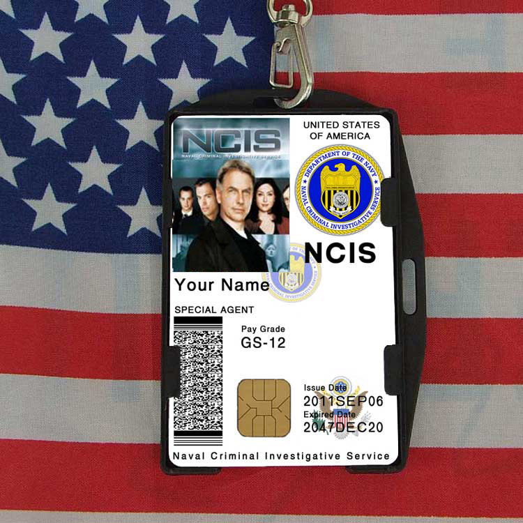 Personality Customized Entertainment Card Beauty Drama NCIS Plastic PVC Customized ID Card COS Cartoon Entertainment Card