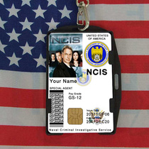 Personality custom entertainment card American drama NCIS plastic PVC custom ID Card COS animation entertainment card