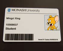 Personality Custom Entertainment Card Australia Monash University Anime Custom Edition