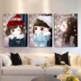 Các cross-stitch mới thêu 2018 hơi ấm phòng ngủ phòng khách hiện đại miếng nhỏ tối giản của không khí trong lành và sạch sẽ 2019 - Công cụ & phụ kiện Cross-stitch tranh thêu chữ thập phu thê viên mãn