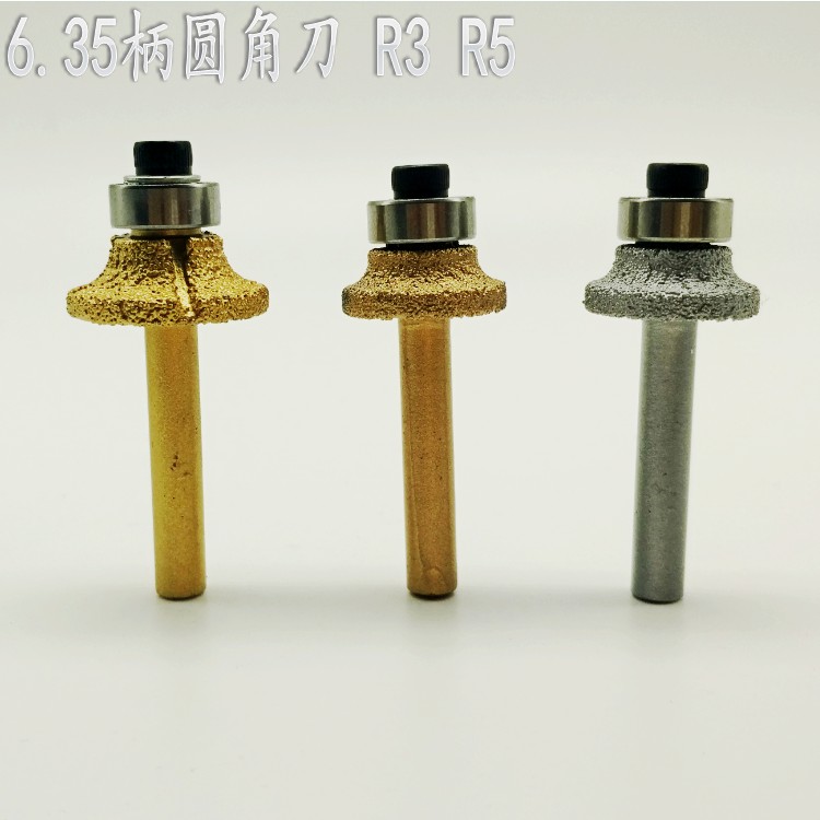 Hengli 6 35 handle edging machine with fillet knife R3 R5 brazing diamond Yingshi knife head circular grinding head