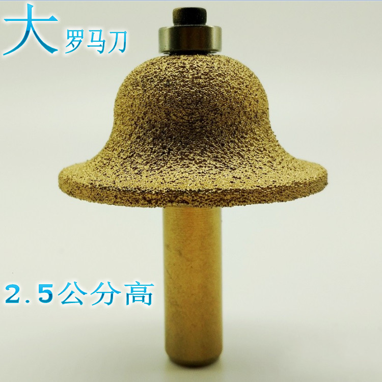 New products Hengli brazing diamond Instone knife head Grand Roman side 2 5 cm Height Eurostyle styling edge