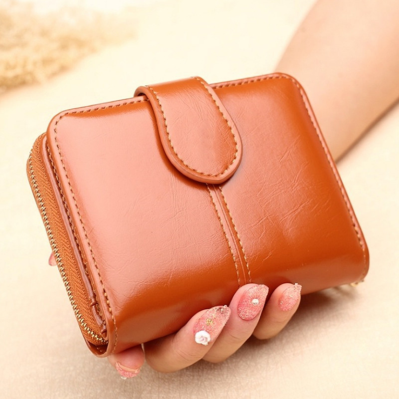 Wallet women's short ins small wallet super hot simple Mori students multi-functional retro new small and exquisite