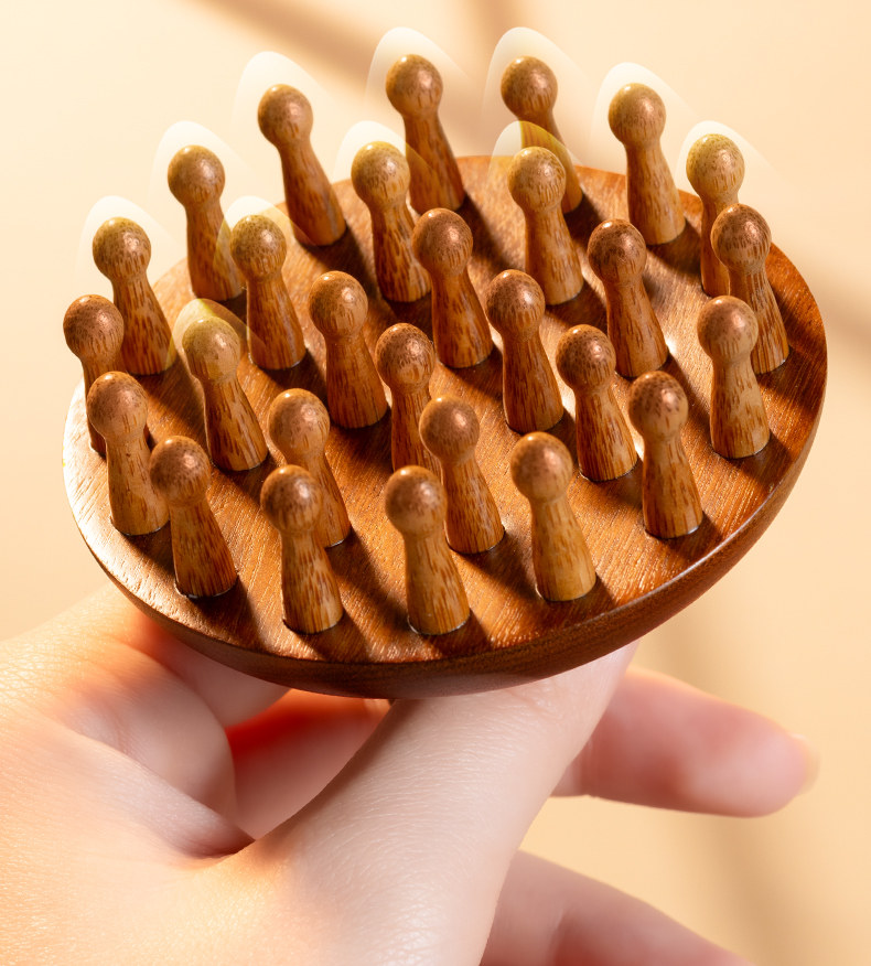 食颜派 圆盘经络梳【养发保健梳 头部头皮经络梳毛囊】