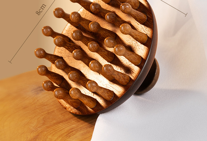 食颜派 圆盘经络梳【养发保健梳 头部头皮经络梳毛囊】