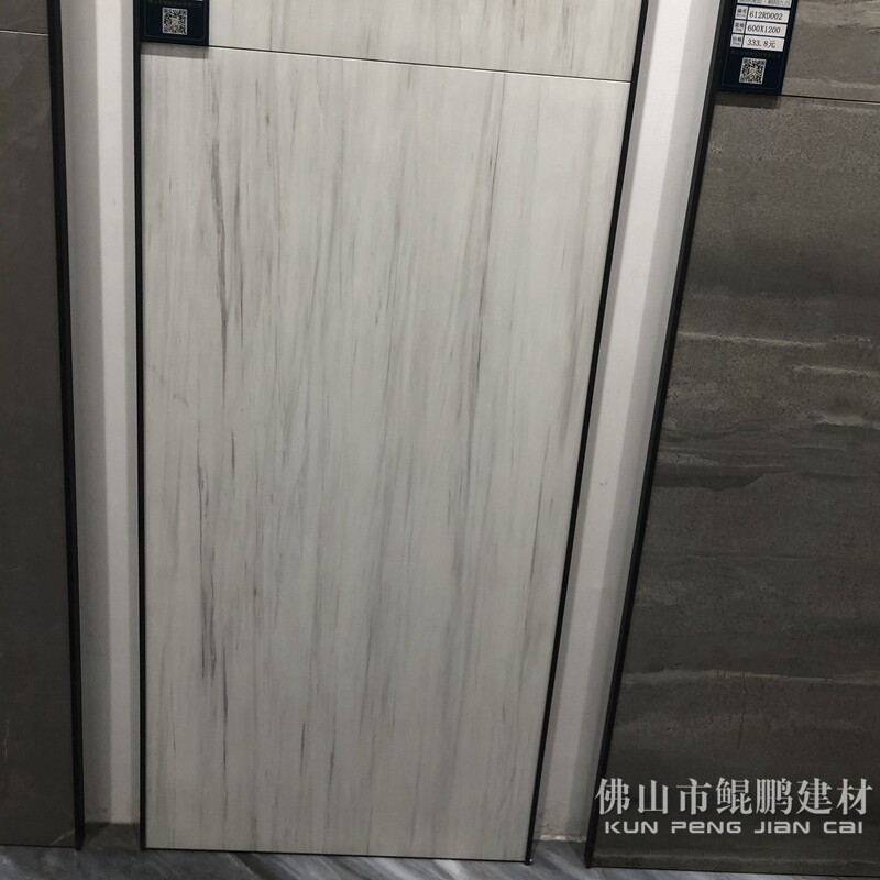 Matt bright light grey white yellow through body marble 800x800 living-room 600x1200 dining room anti-slip floor brick