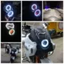 Tour màu vàng Huanglong 600 Phiên bản Cruise Benelli 600 Modified Angel Eye Double Lens Headlight hội Xenon - Đèn HID xe máy đèn pha xe wave