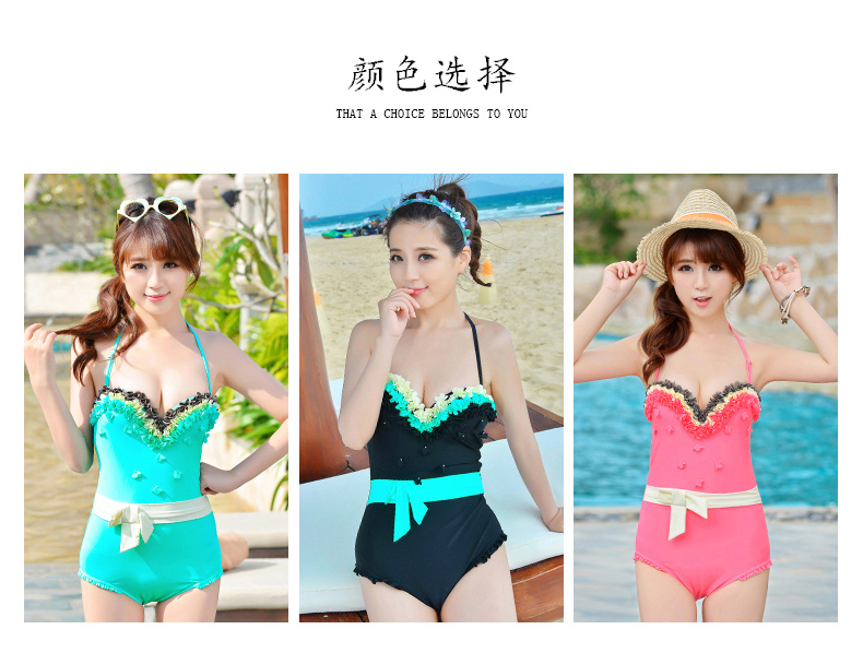 Golden summer tinnitus Two-style swimming with chest cushion coat