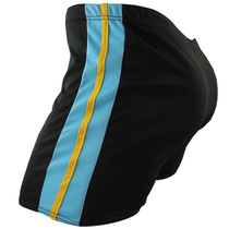 Adults step up gattening mens flat corner swimming trunks disposable spa trunks