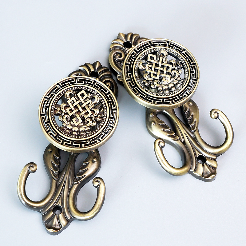 Curtain hook hanging ball zinc alloy minimalist strap tie rope fixing hook fitting window curtain wall hook wall hook accessories