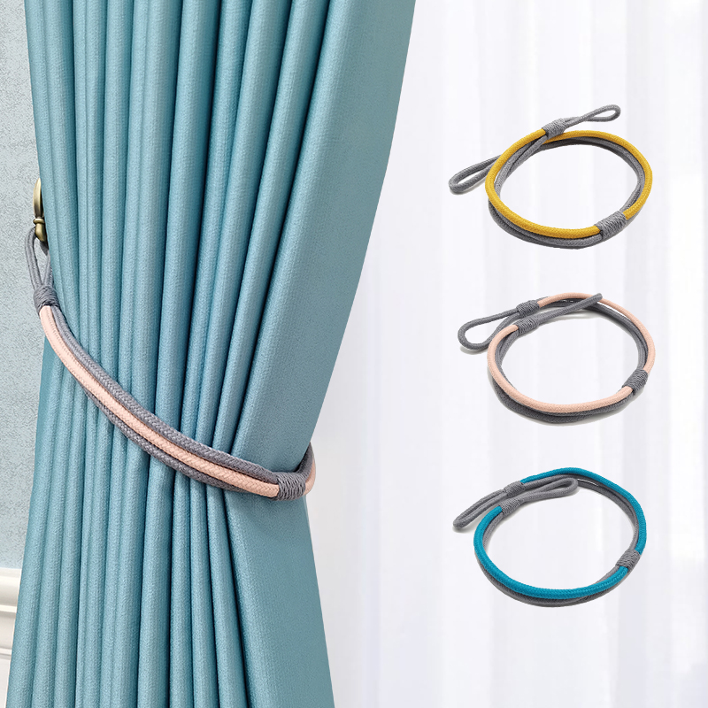 Nordic minimalist curtain strap tying rope hanging ball hook loincloth hanging rope hanging up hanging accessories rope accessories