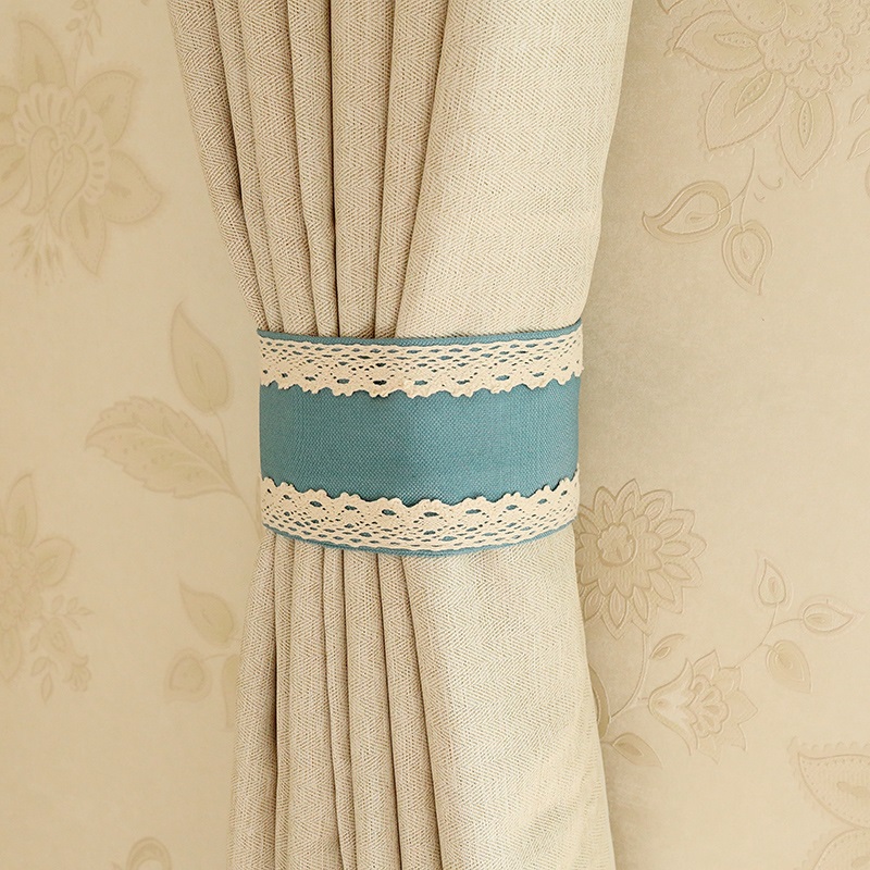 Handmade lace curtain lace straps straps modern minimalist velcro curtain buckle tie straps curtain straps curtain rope straps