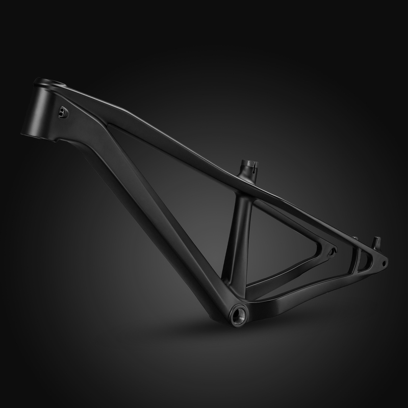 Unbranded Carbon Fiber Mountain Bike 20inch 24inch Ultra-Lightweight Carbon Fiber Youth Student Cross-Country Bicycle Frame