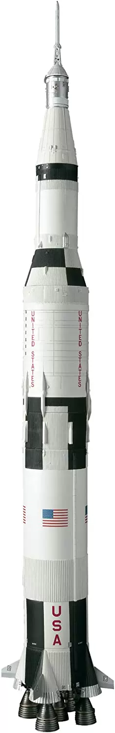 BANDAI Модульная ракета из сверхсплава Saturn V Apollo 11 собрано для 14 лет и старше