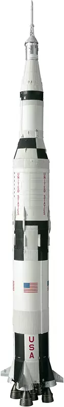 BANDAI Модульная ракета из сверхсплава Saturn V Apollo 11 собрано для 14 лет и старше