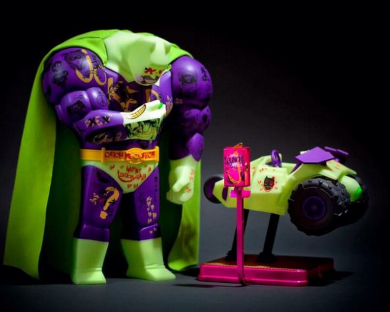 In Stock Fools Paradise Batman Tattoo Speed Racing Luminous Version